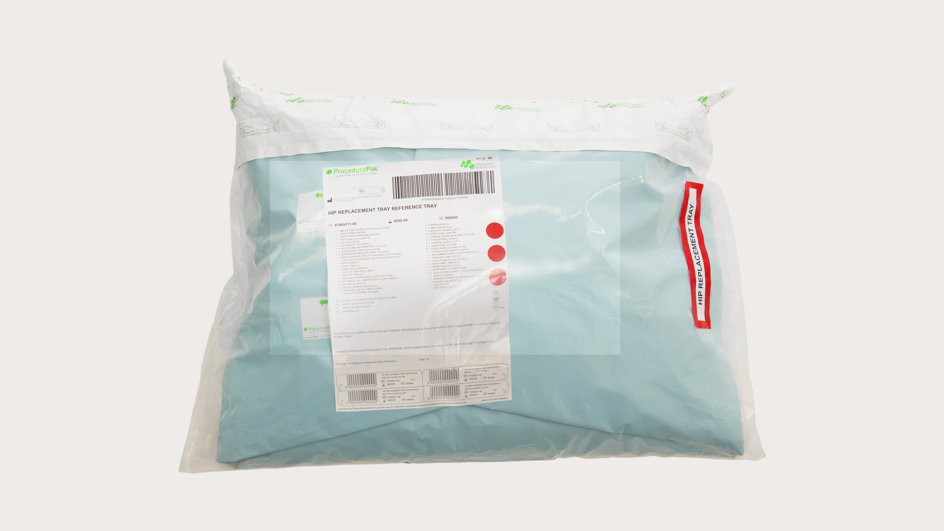 Mölnlycke procedure pack for orthopaedic hip surgery